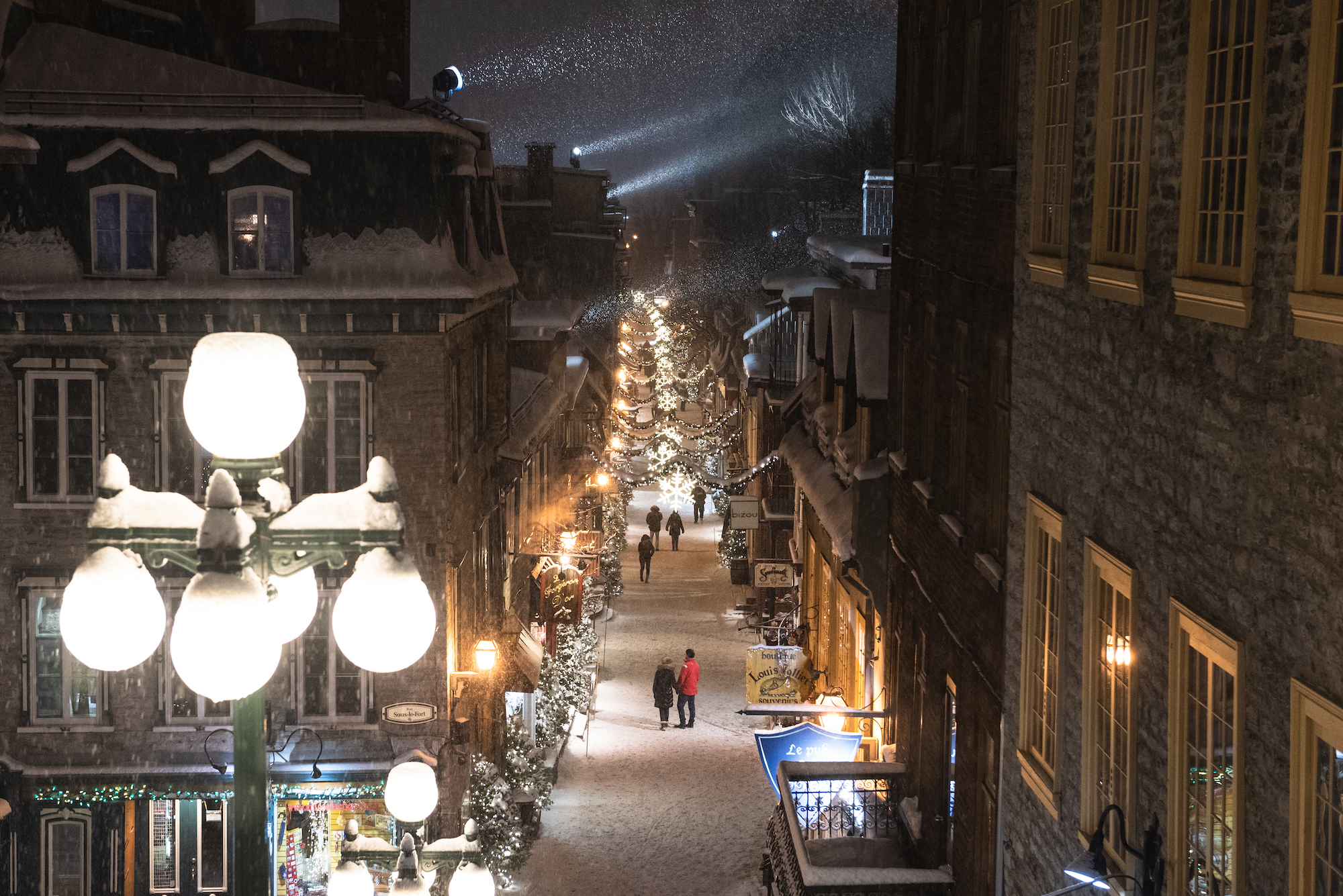 Petit Champlain. Foto por Francis Gagnon, cortesía de Tourisme Quebec.