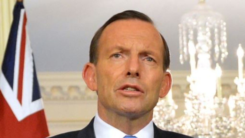 Former Australian prime minister Tony Abbott