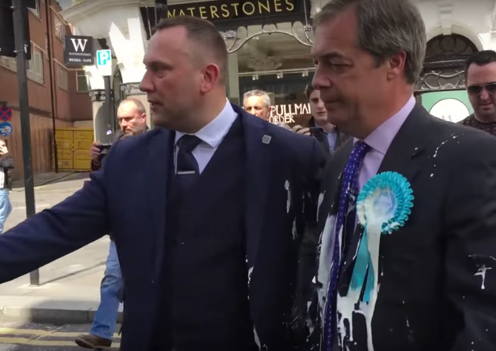 Nigel Farage Brexit Party Milkshake