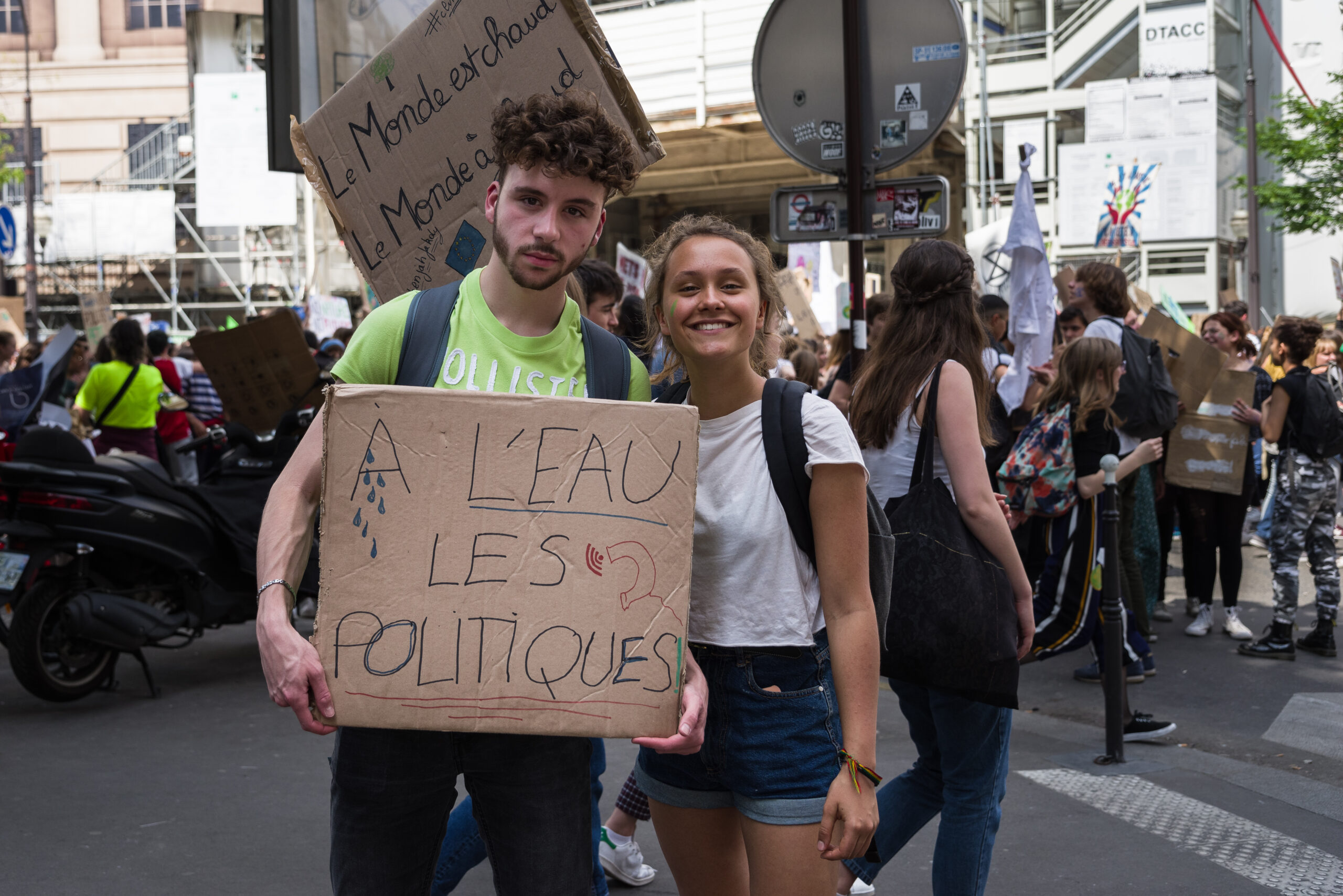 Aurélien et son slogan à double sens