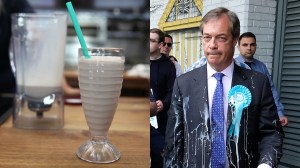 milkshaking nigel farage