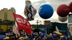 manifestação educação