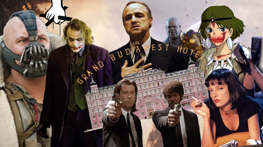 Batman Grand Budapest Hotel Pulp Fiction Studio Ghilbi favourite film