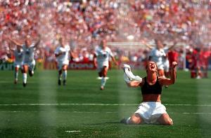 brandi chastain goal celebration