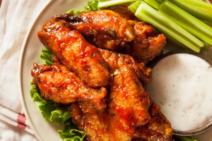 hot buffalo chicken wings