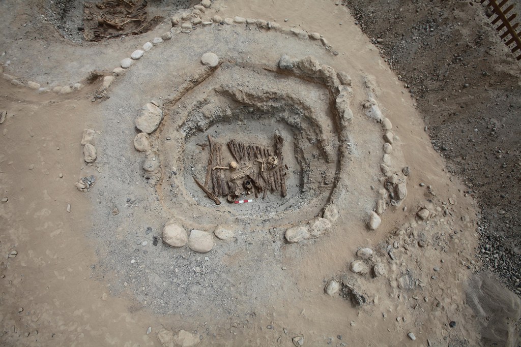 ​Braziers and bones at Jirzankal Cemetery. Image: Xinhua Wu