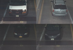 Vehicles captured by the Perceptics system