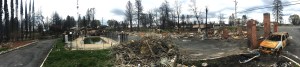 A panorama of Paradise, California