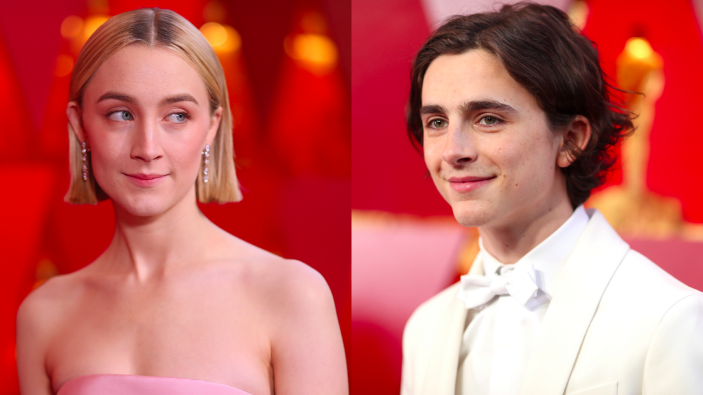 Saoirse Ronan and Timothée Chalamet