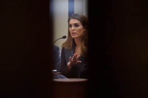 Hope Hicks testimony Congress Trump