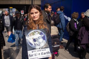 manifestation méditation crise climatique