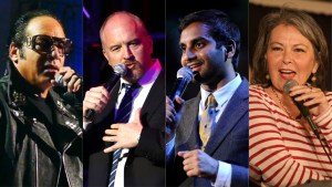 Andrew Dice Clay, Louis CK, Aziz Ansari, and Roseanne Barr