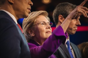 Warren had lots of time at the debate.