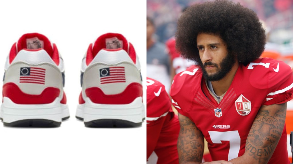 Colin Kaepernick and Nike Are Right the Betsy Ross Flag Shouldn t Be on Sneakers