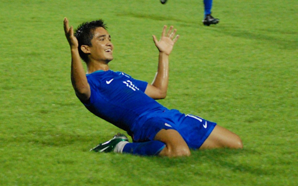 Futbolista indio Sunil Chhetri