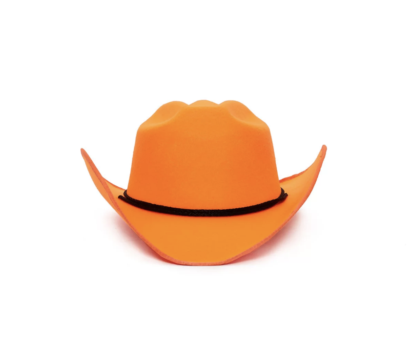 Rodeo hat in orange