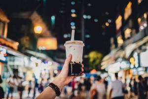 bubble tea boba at night market