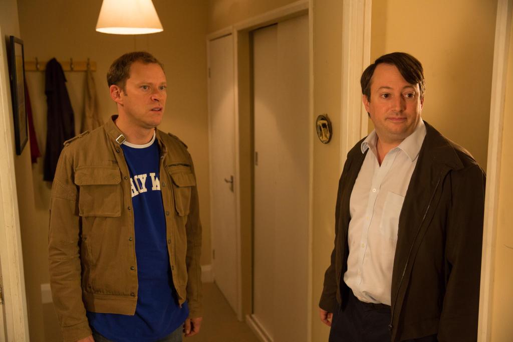 Jeremy (Robert Webb) and Mark (David Mitchell) in ​Peep Show​