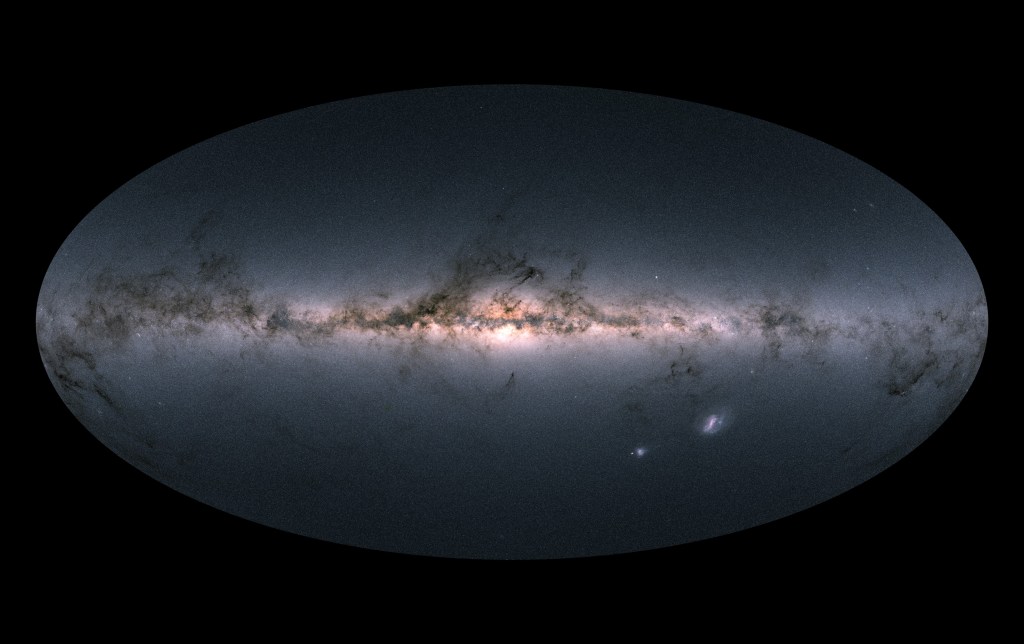 Mapa de Gaia de la Vía Láctea