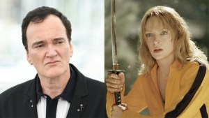 Tarantino and Uma Thurman