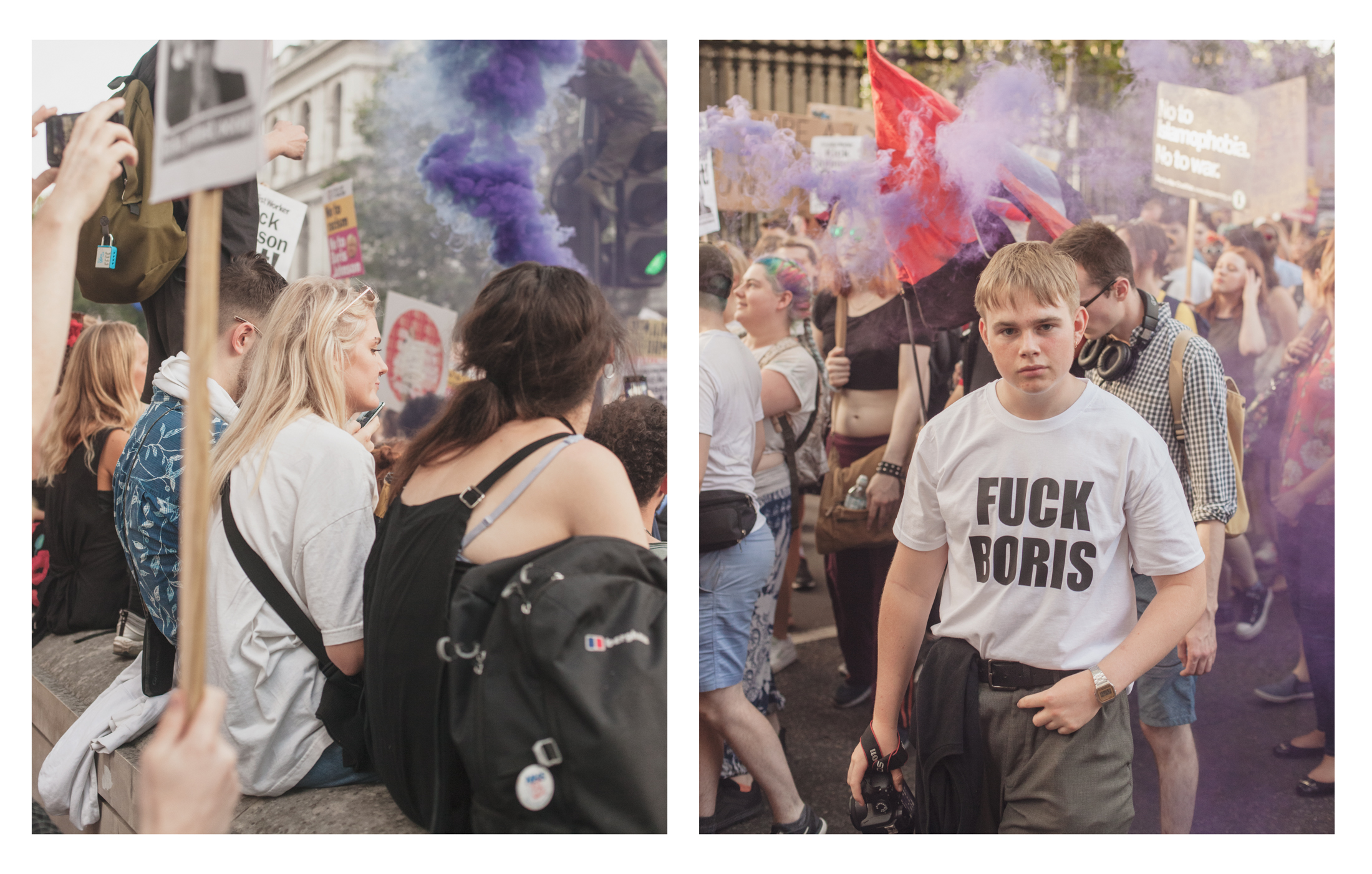 fuck boris protest