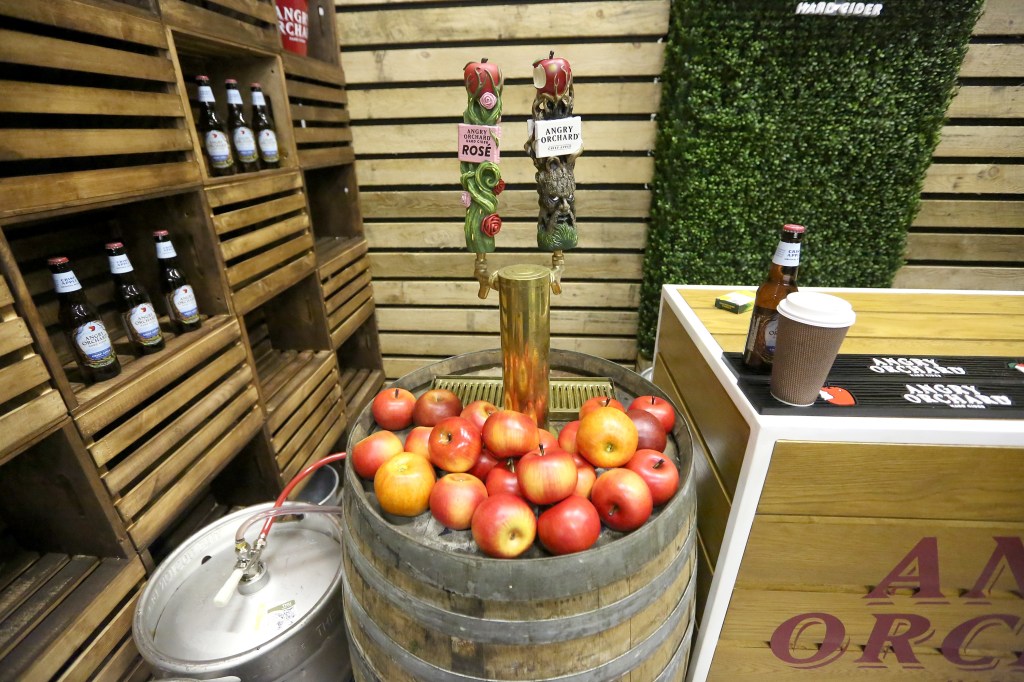 angry orchard apples cider booth