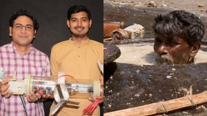 Gutter cleaning robot will save lives of sewage workers in India