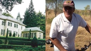 The group's Arbury Park mansion on the left, and James "Taipan" Salerno on the right