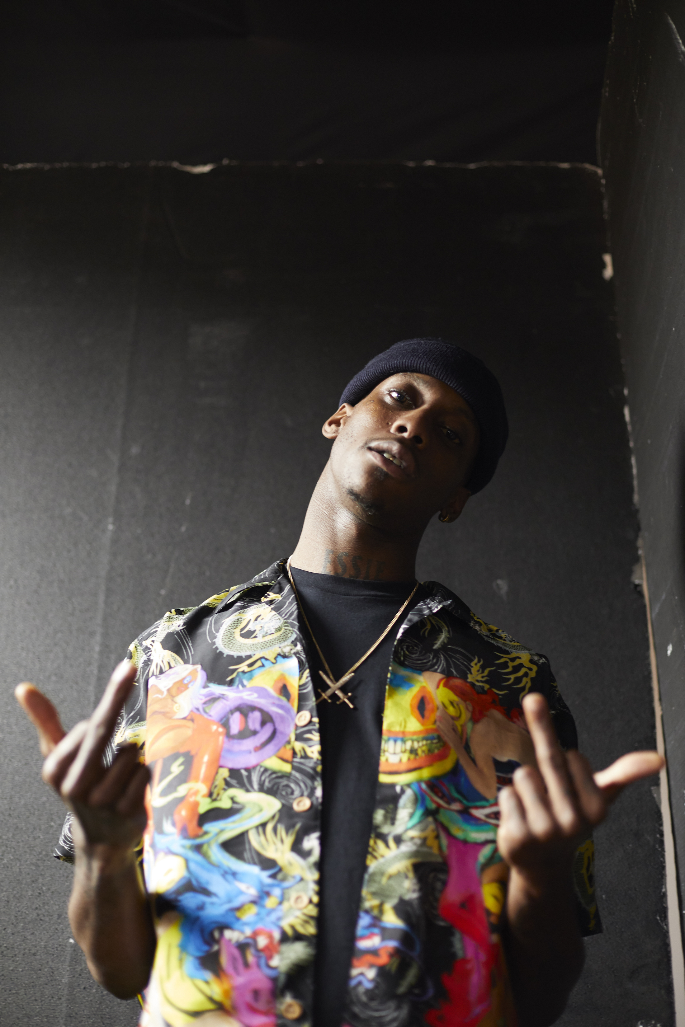 Rapper Octavian for Noisey, London 2019