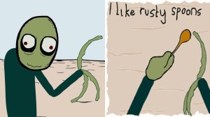 A Canadian teacher received a suspension for showing his students Salad Fingers.