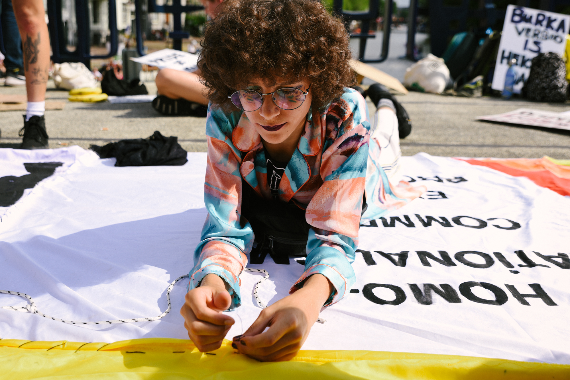 protest tijdens pride 2019