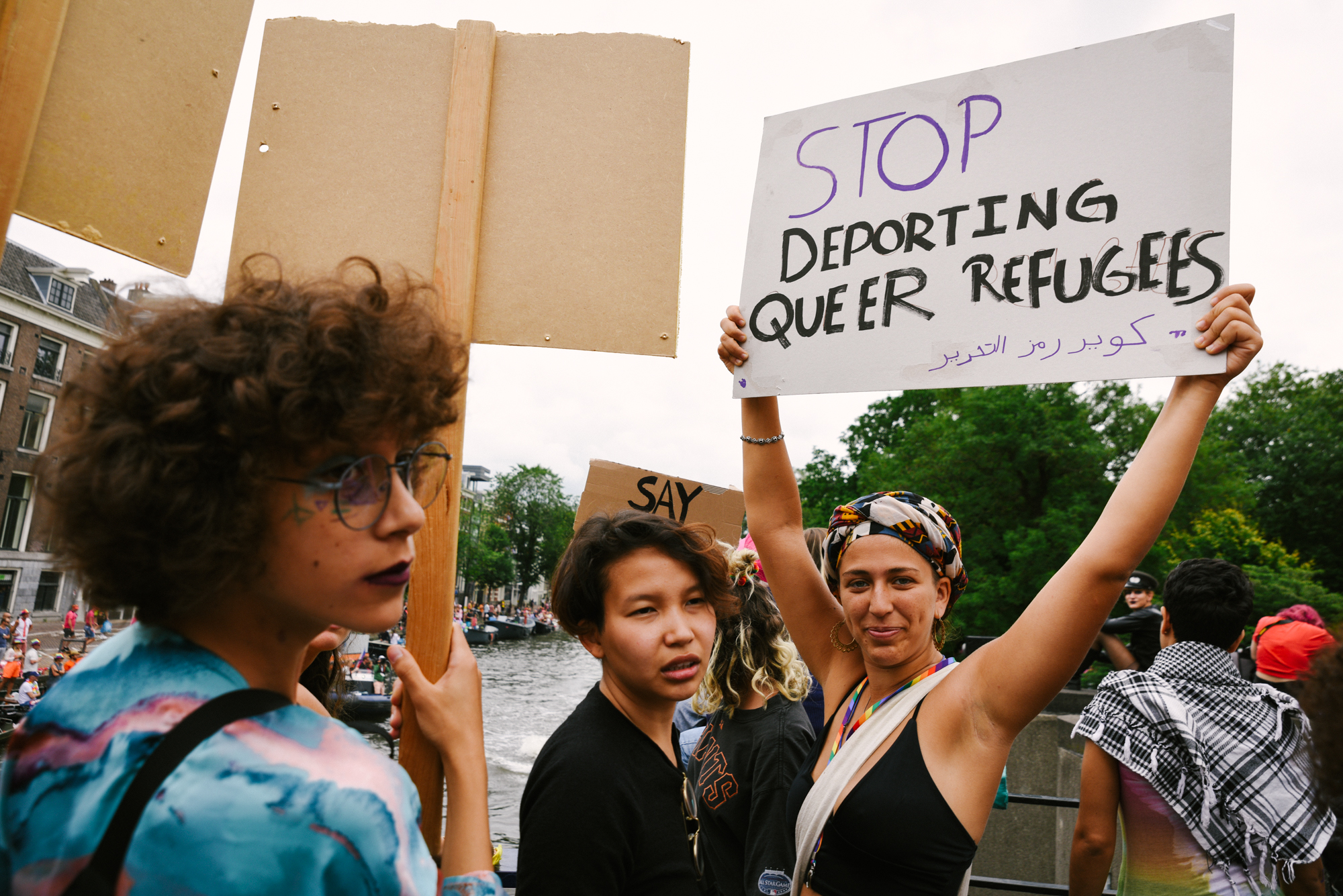 protest tijdens pride 2019