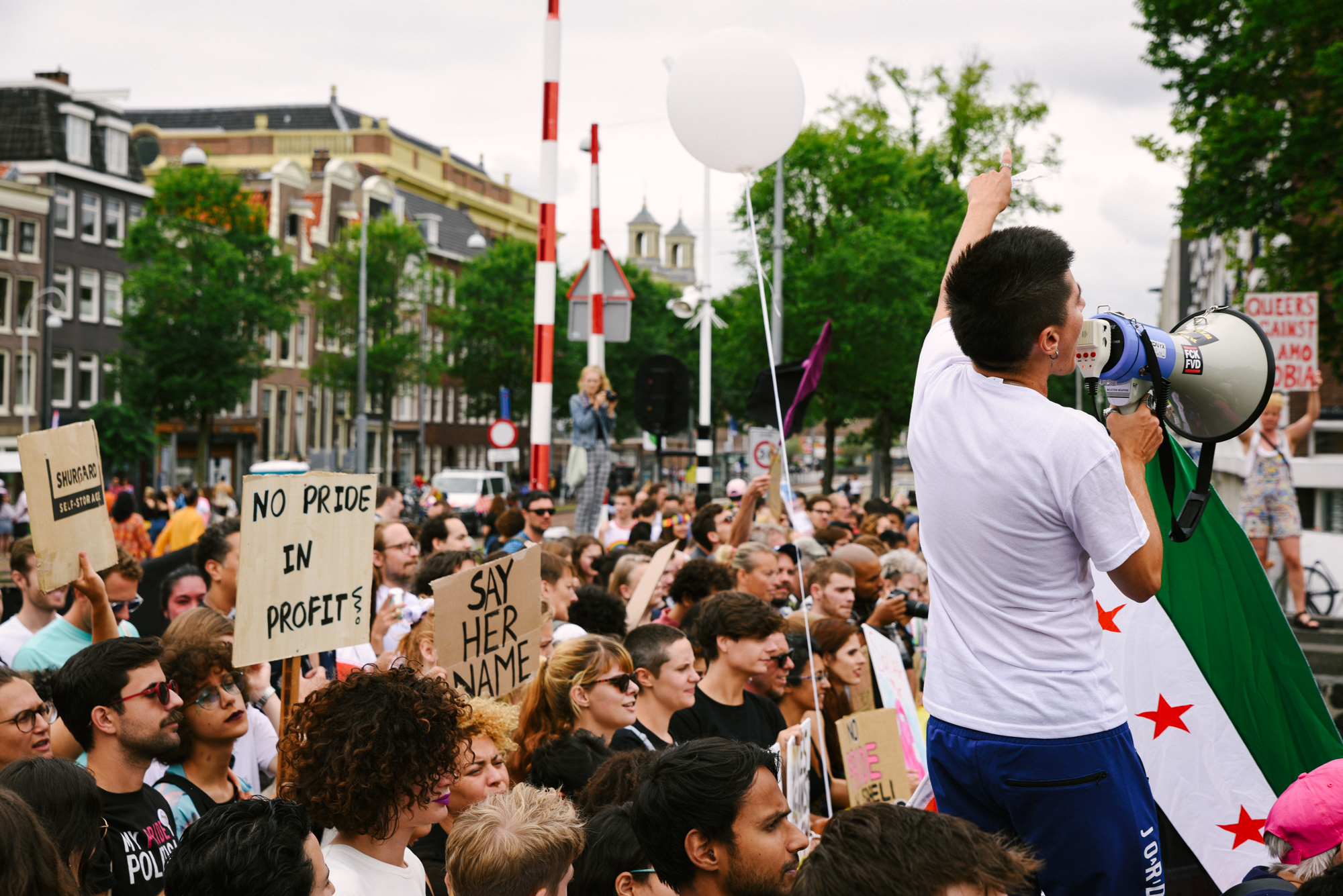 protest tijdens pride 2019