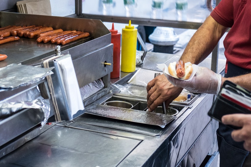 hot dog vendor