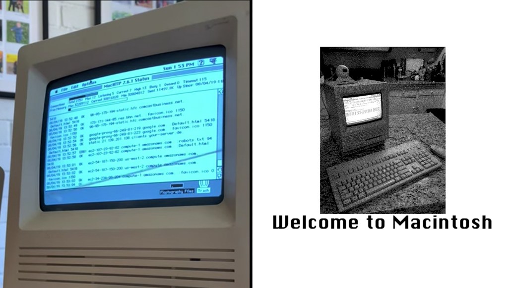 This Super Retro Website Is Running on a 30-Year-Old Mac