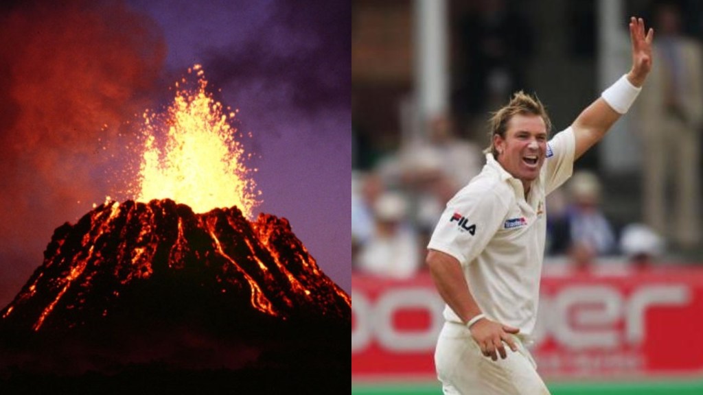 Volcano and Shane Warne