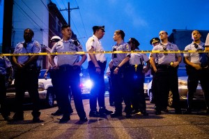 philadelphia police shooting standoff