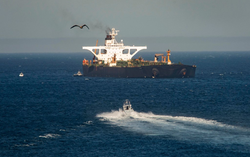 iran syria oil tanker gibraltar