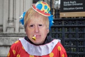 boris johnson clown