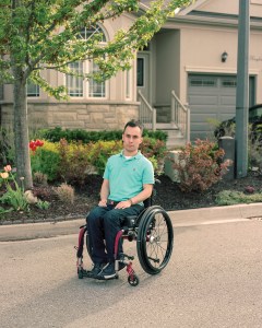 Juan Perez near his home in Ontario