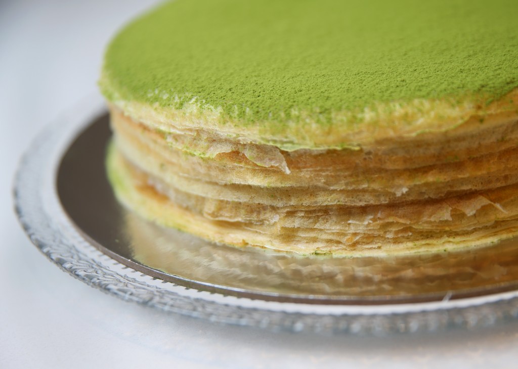 matcha Lady M layer cake