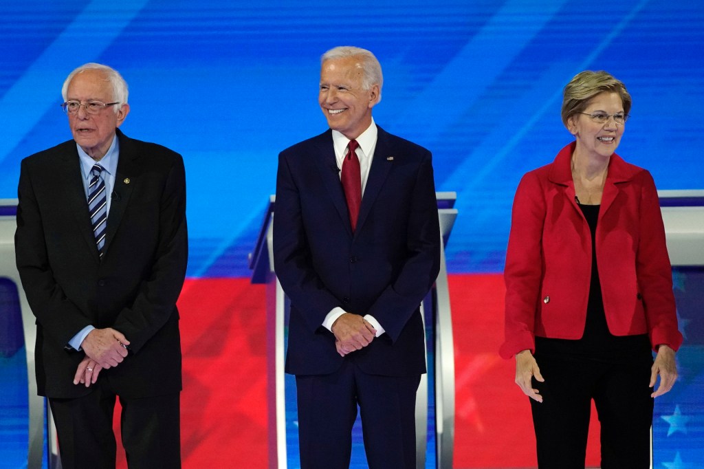 biden warren bernie debate medicare for all