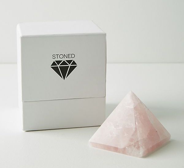 rose quartz pyramid