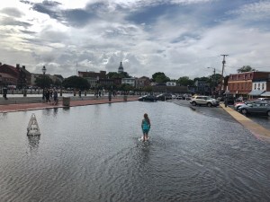 ​Flooding in Annapolis, Maryland, on July 23, 2018. Image: Marvin Joseph/The Washington Post via Getty Images