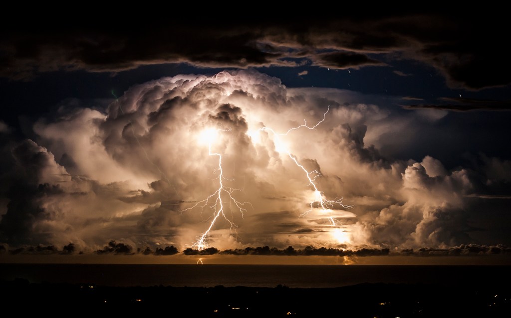 Imelda Blanketed the Houston Area In Almost 1 Million Lightning Bolts