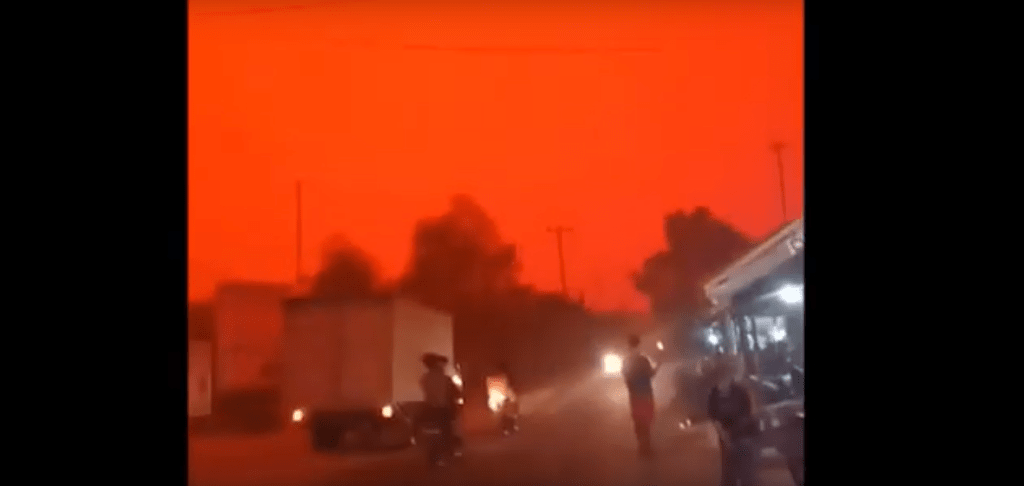 Footage of haze during September 2019. Image: viralkan lah​