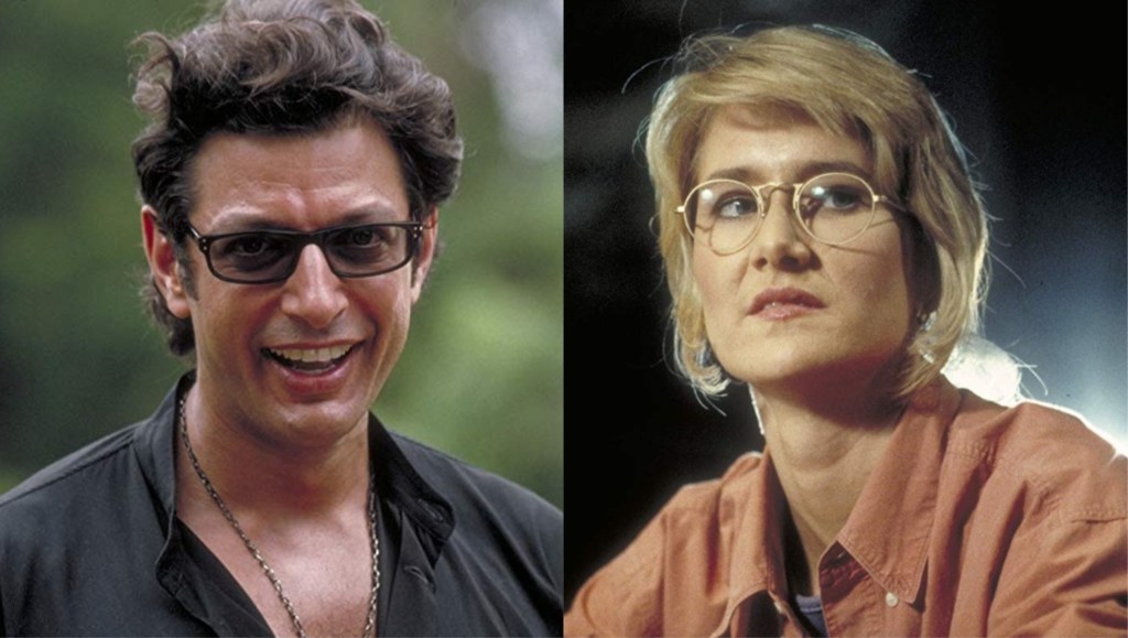 Jeff Goldblum and Laura Dern