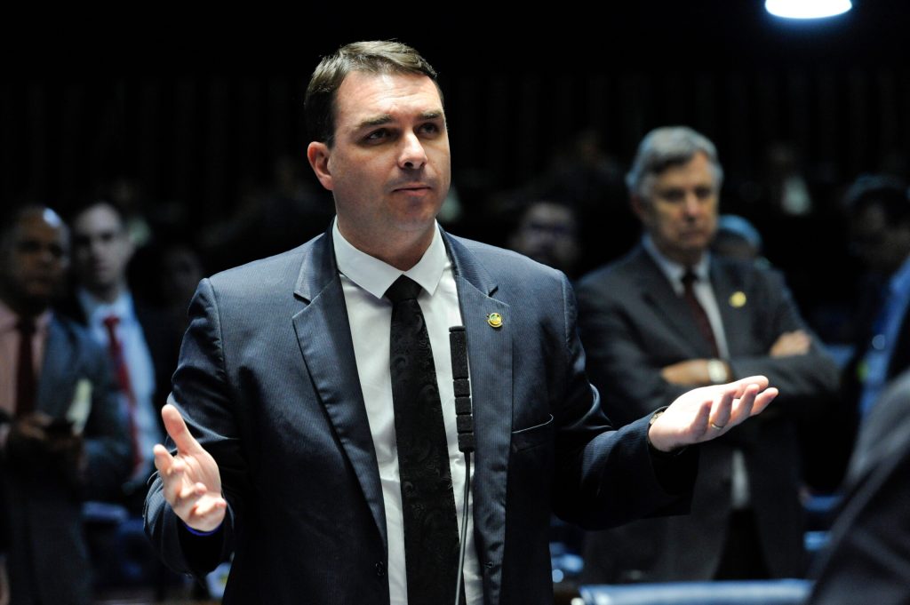 O senador Flavio Bolsonaro