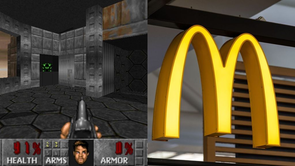 doom caisse enregistreuse mcdo