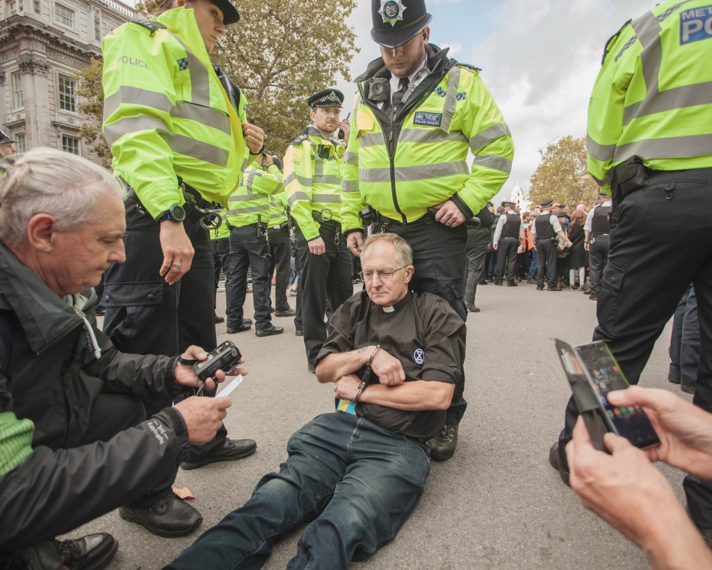 extinction rebellion arrest